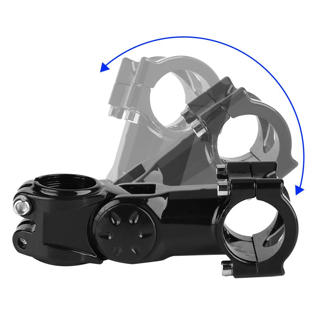 Bike Stem, Angle Aluminum Alloy Handlebar Extender Stem for 31.8mm Handlebars 28.6mm Fork for Mountain Biking Commuting Leisure Rides