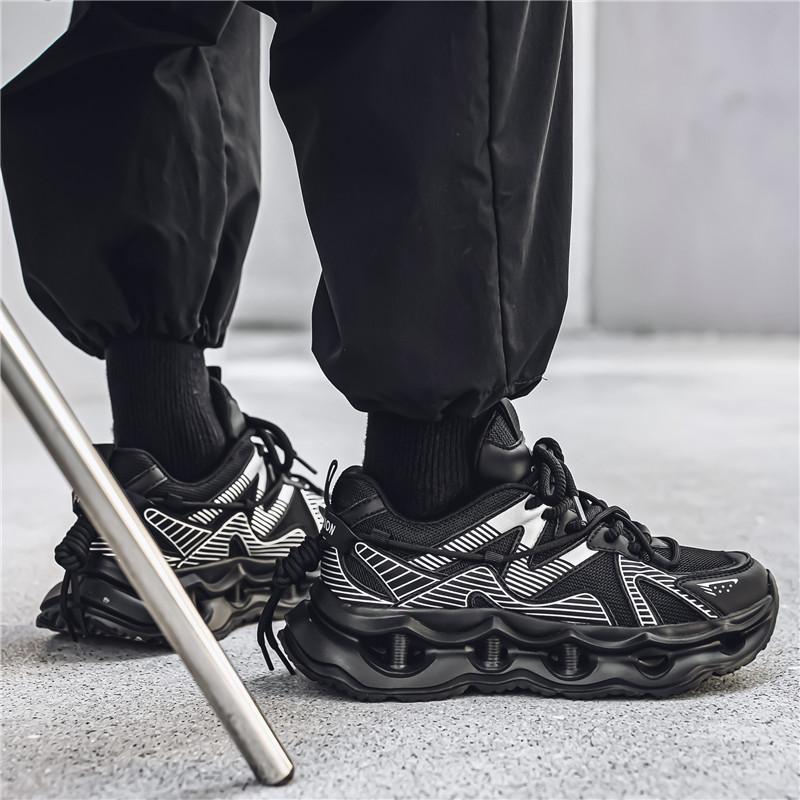 Student soft soled casual sports shoes breathable non slip comfort four season Outdoor men's running shoes fashion male sneakers