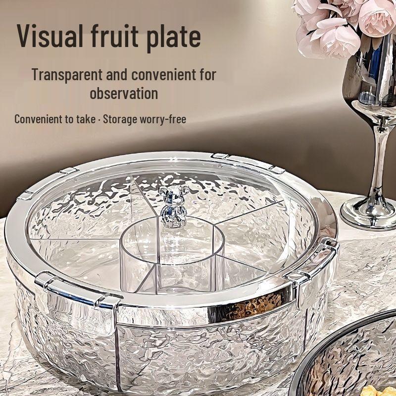 Elegant Rotating Snack & Dried Fruit Platter