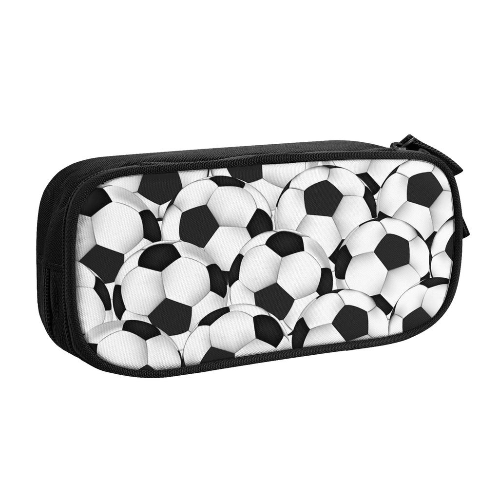 Cartoon Soccer Ball Football Pencil Case Classic Pen Bags Girls Boys Large Storage Students School Cosmetic Pencilcases