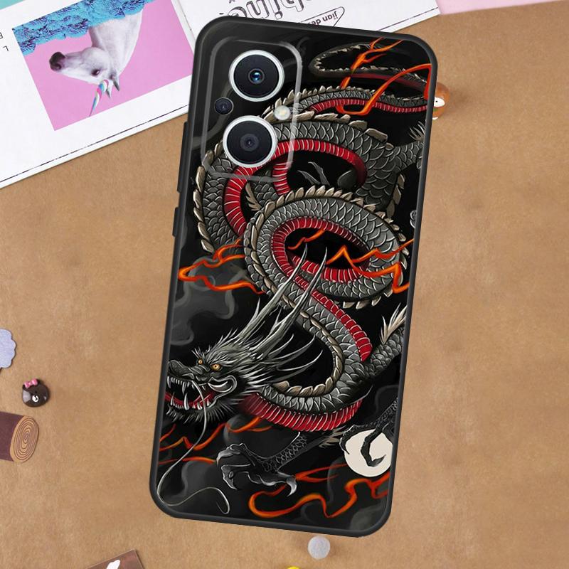 Chinese Dragon For OPPO Reno 12 13 14 11 10 Pro 14F 13F 12F 11F 7 8 Lite 8T OPPO Find X9 X5 X6 X8 Pro Case