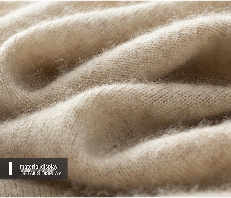 Men's Business Casual High Turtleneck Pure Cashmere Sweater