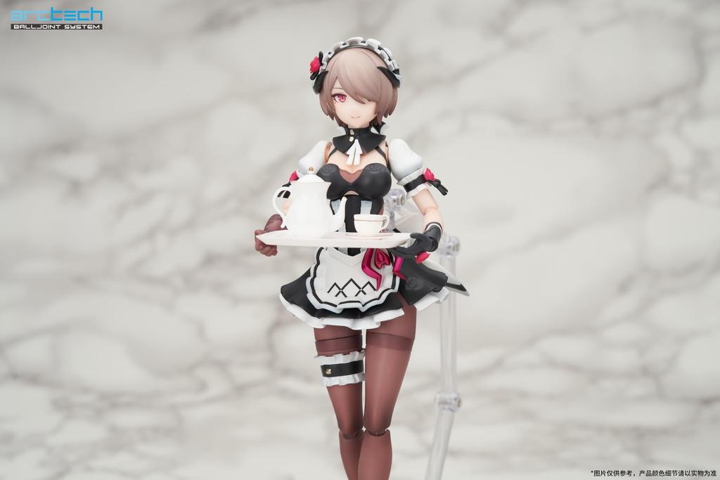 Honkai Impact 3rd Dark Rose ARCTECH Movable Series Scale PVC ABS Painted Movable Figure Rita Ver. 1/8 &