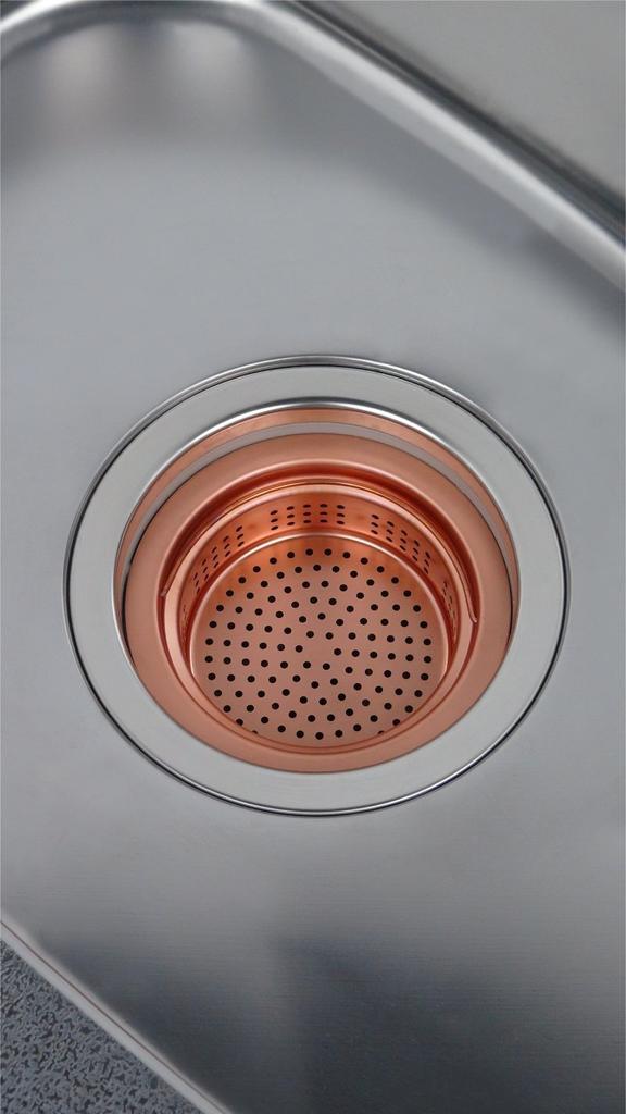 KAKUDAI Küchenablauf Flach Antibakteriell und Sterilisierend Typ Korb, 451-208