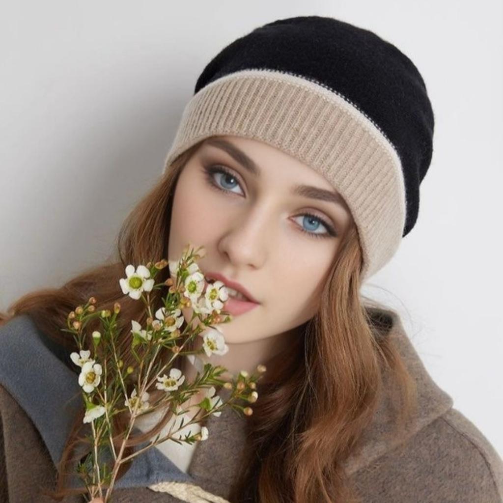Warm Hats, Color-blocking Hats, Knitted Hats, Woolen Hats, Ear-protecting Hats, Headscarves, Pullover Hats, Pile Hats