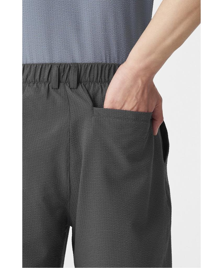 Koolongseupocheu Men'S Seersucker Tapered Fit Pants (Set-Up) Tlpnm26581Dgy