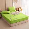 2025 Solid Color Waterproof Bed Sheet,Single Bed/Double Bed Fitted Sheet,Dustproof and Anti-Slip Mattress Protector