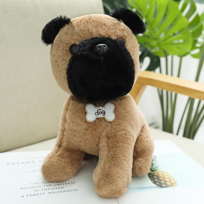 Dog Pug Emulational Bulldog Chihuahua Plush Toy Stuffed Animal Decoration Doll