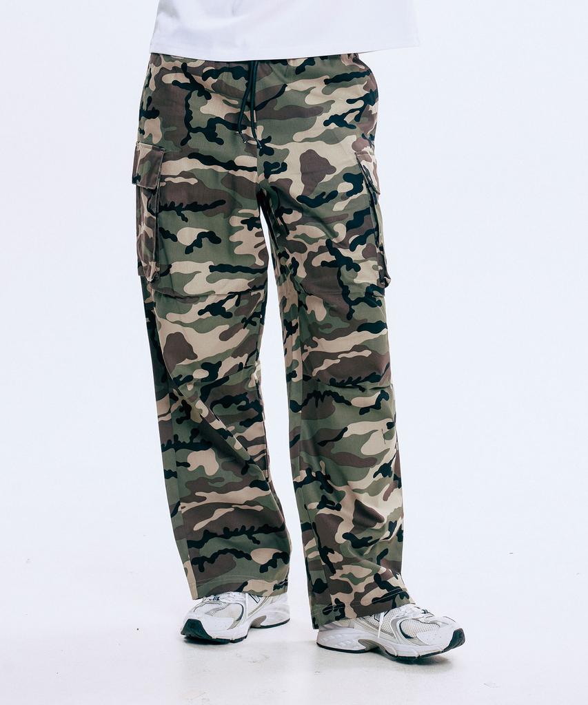 WILDROCK Military Vintage Wide Cargo Pants_Light Camo