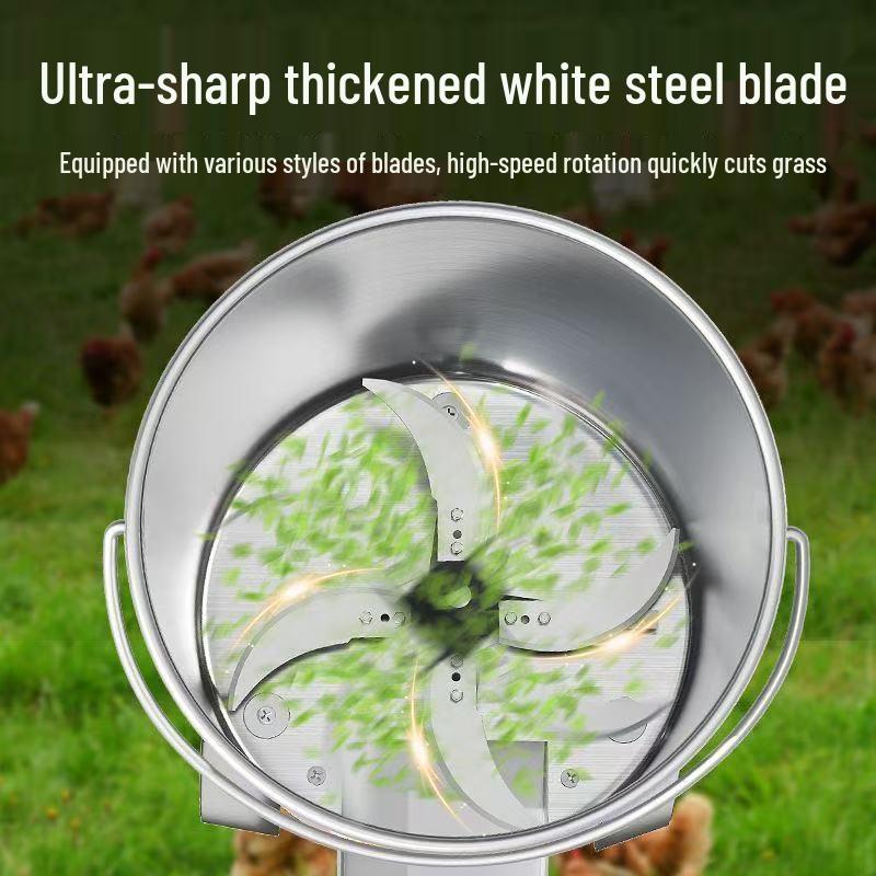High-Power Multifunctional Vegetable and Feed Chopper: Stainless Steel Crusher for Household and Farming Use