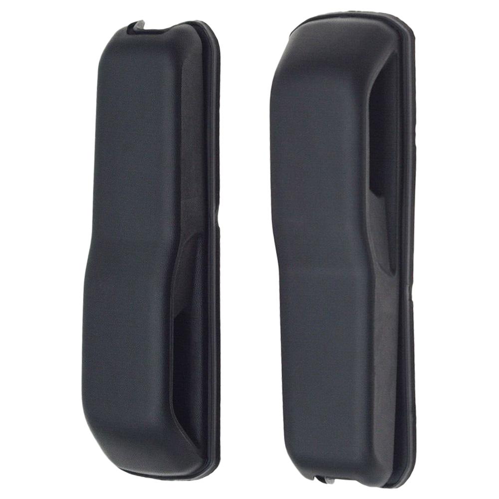 2Pcs Hood Stop Bumper Windshield Rest For Jeep Wrangler JL Gladiator 2018    68307300AC чёрный