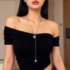 Walking the Galaxy _ Long Star Adjustable Necklace Women's New Niche Versatile Autumn and Winter Sweater Chain Accessories