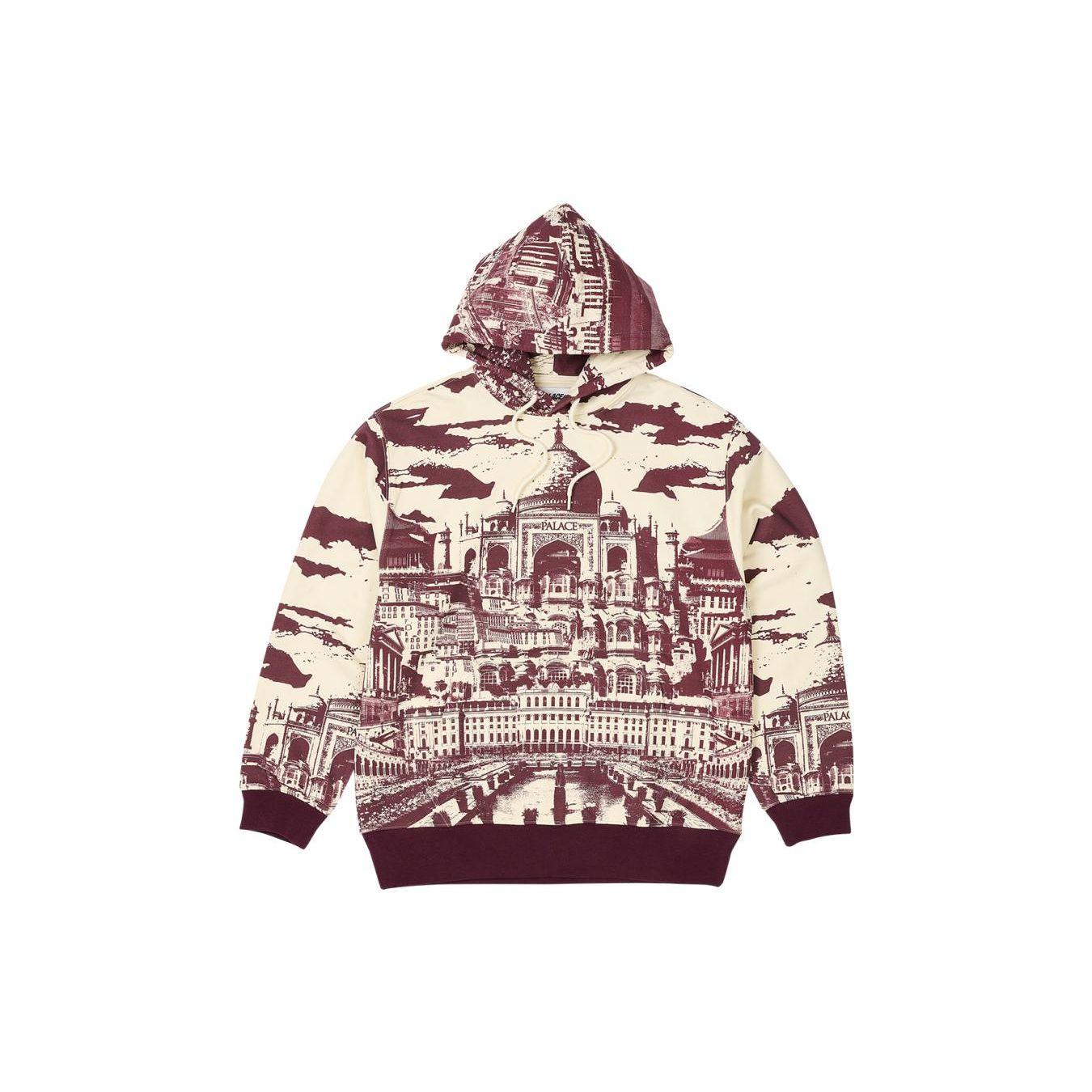 

Palace Мягкие белые топы унисекс с капюшоном Mega Palace P25CS032 L