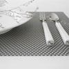 Modern Square Table Mat Sepia Gray