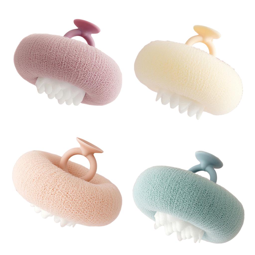 Handheld Sunflower Shower Ball Round Super Soft Exfoliating Body Massage Bath Ball Reusable  for  Women Men Shower Tool