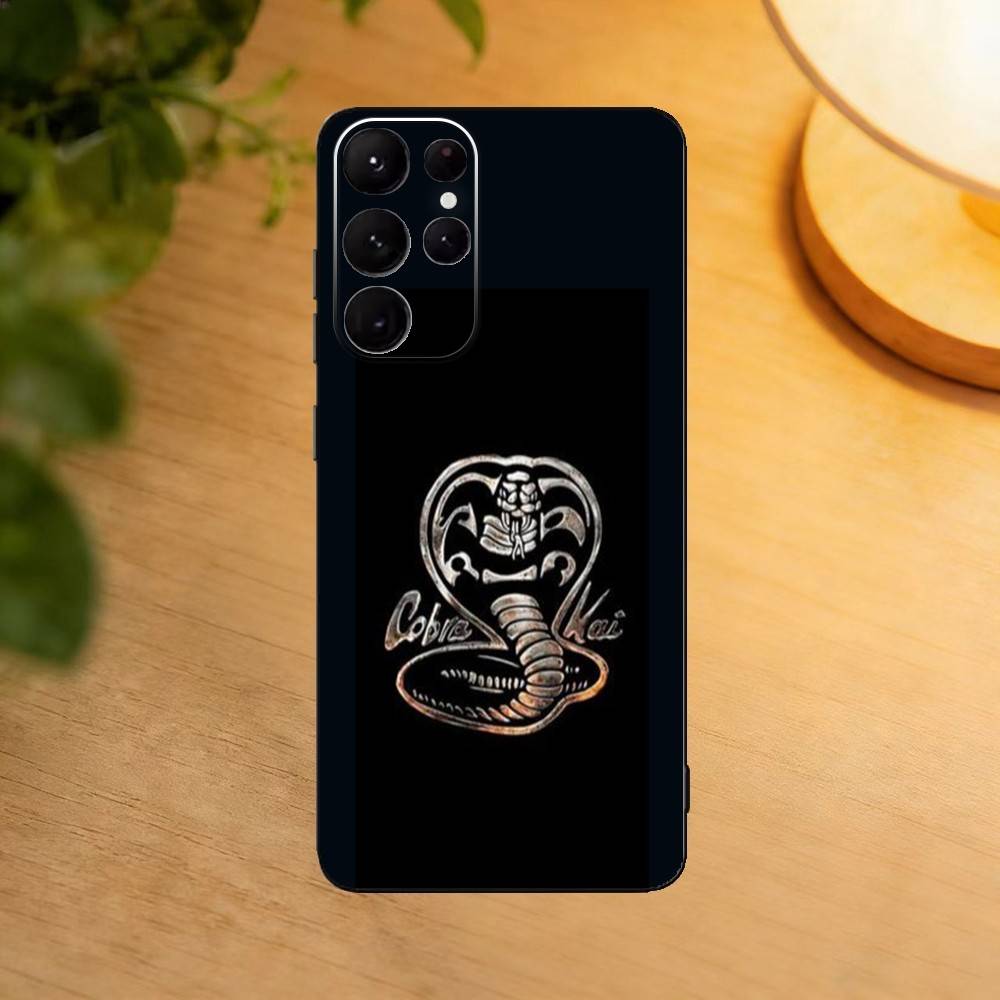 C-Cobra Kai Snake Phone Case For Samsung S25,S24,S21,S22,S23,S30,Ultra,S20,Plus,Fe,Lite Black Shell