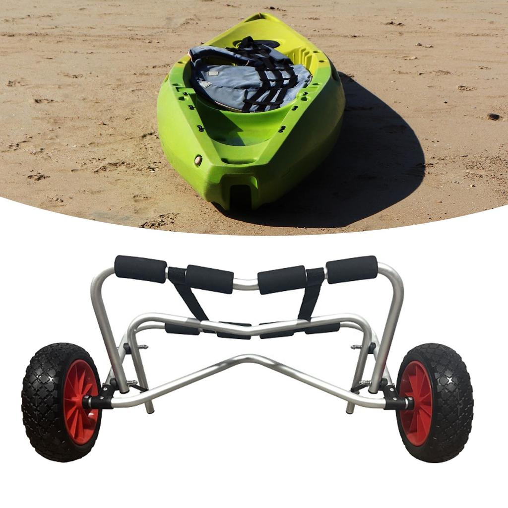 Foldable Kayak Trolley Canoe Cart Boat Trailer Transport Cart for Boating Water
