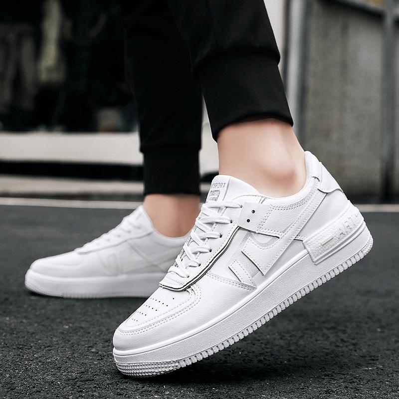 

Новая повседневная спортивная мужская обувь, модная универсальная модная мужская обувь, студенческая белая обувь, обувь для доски
