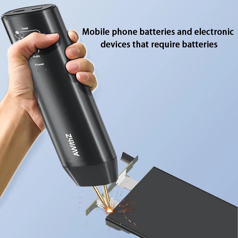 Aparat de sudură portabil cu baterie, 11 viteze, reglabil prin puncte, mini aparat de sudură prin puncte, pentru sudarea foii de nichel cu baterie 18650