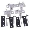 4Pcs Solar Panel Rotatable Elevation With Angle Bracket Roof Mounting Attachment Solar Panel Brackets Tilt Mounting Rail Support