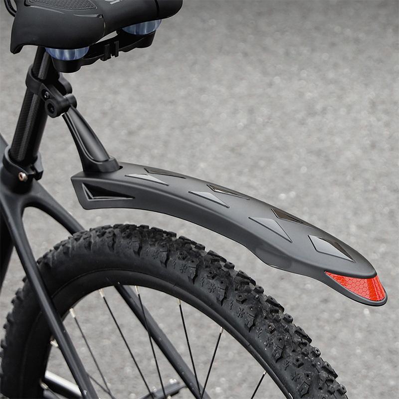 1 Set High Toughness Bike Front Rear Mudguard For 26-27.5 Inch Mtb S Bike Accessories Reflective Bicycle