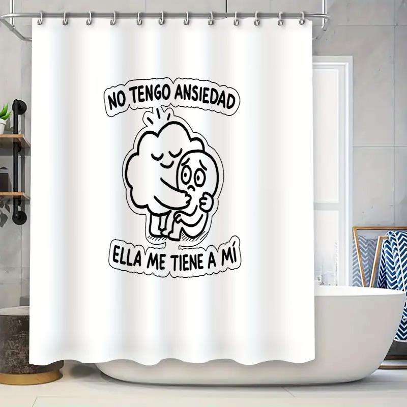 

Cute Cartoon Sloth Hanging Shower Curtain Bathroom Decor Set Tropical Animal Pattern Waterproof Home Textile Room Divider W60H190(CM)-1 Pcs