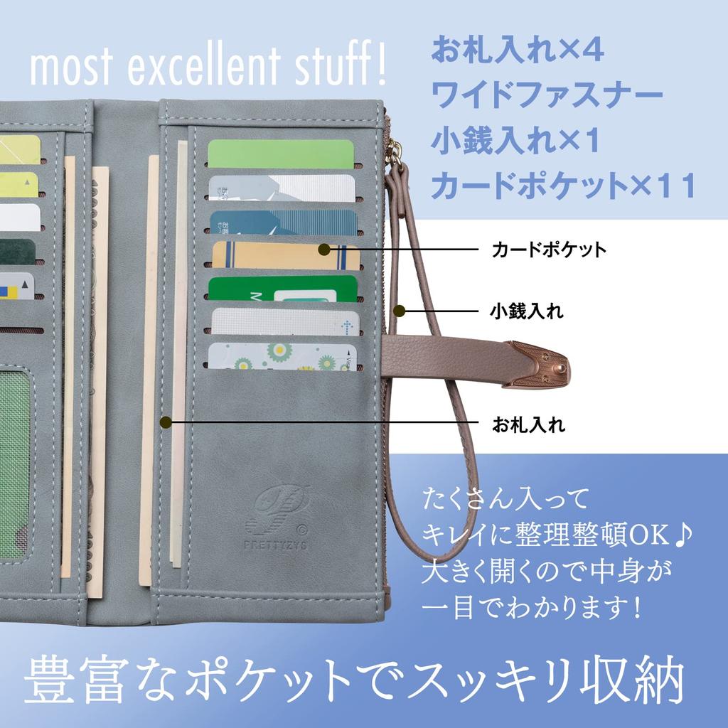 Stylish women's long wallet with multiple pockets (pink)