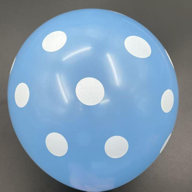 Candy Color Polka Dot Balloons 12" 280g for Children's Day & School Event Decoration