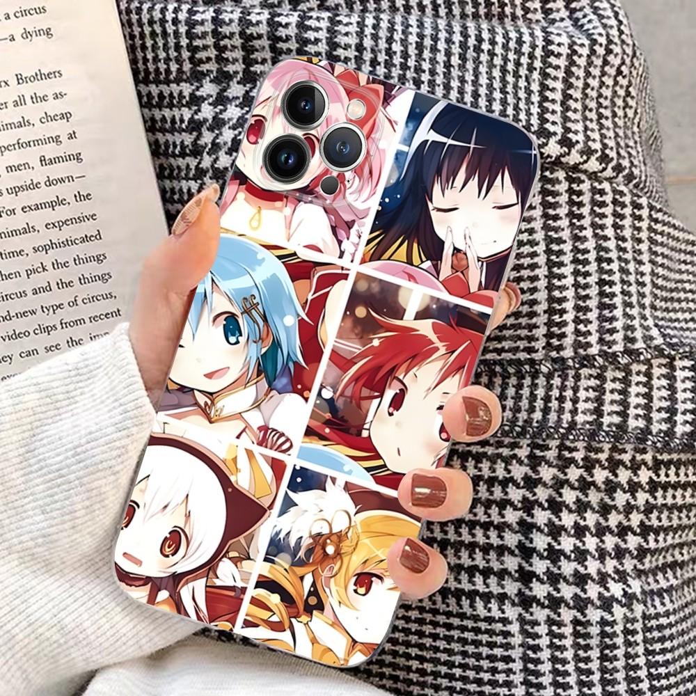 Puella Magi Madoka Magica Phone Case For iPhone 15 14 11 12 13 Mini Pro XS Max Cover 6 7 8 Plus X XR SE 2020 Funda Shell