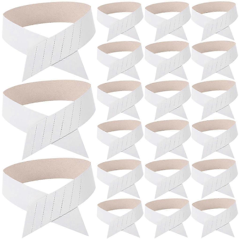 100pcs Shirt Collar Support Paper Collar Fixing Stays Paper Collar Supports for Shirts