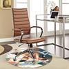 1pc Anime Volleyball Player Round Carpet - Office Chair Mat, Non-Slip Rug for Home Decor, Seasonal Gift, Suitable for Office, Living Room, Bedroom, Ga