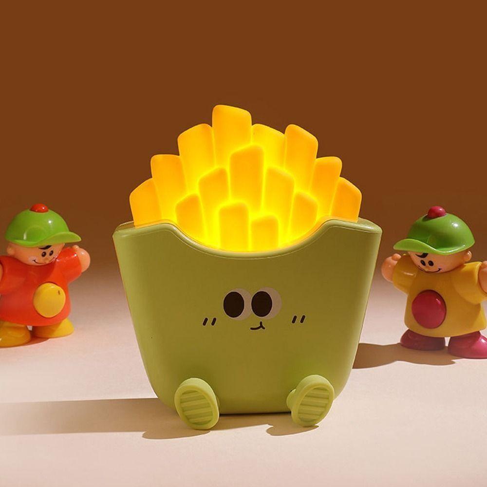 

Soft Light French Fries Night Light Rechargeable Cute Bedside Light Christmas Gifts