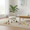 Low Rolling Stool Multifunctional Round Caster Stool Small Decorative Chair on Wheels Easy to Install High-Density Sponge