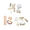 Wooden Music Educational Set Develops Motor Skill Rhythm Training Toy Preschool Musical Toys for