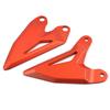 LEDISHUN Foot Pegs Heel Plate Guard Protector Fit for Kawasaki Ninja 400 Z400 (2018-2024)