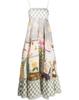 2024 Summer High-Waist Sleeveless Printed Dress for Women