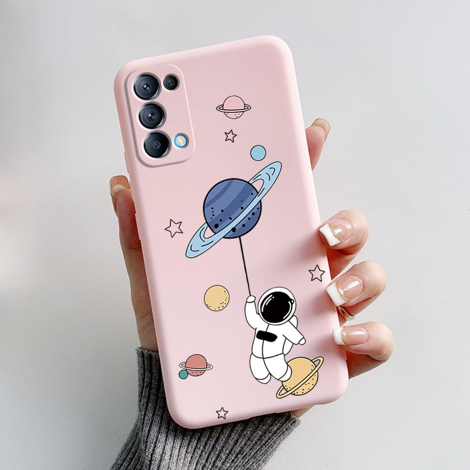 For OPPO Reno 5 5G Case Reno5 4G Silicone Bumper Cute Panda Phone Cover For OPPO Reno 5 5 Pro CPH2145 CPH2159 Cases fundas Coque