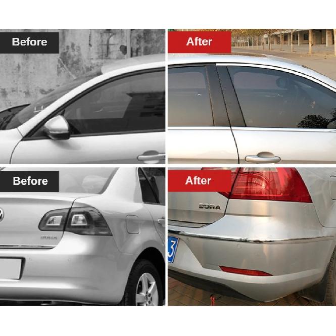 Vnější chromová lišta karoserie nárazníku ochranná lišta dveří auta stylingový prvek pro elektrická vozidla samolepka na auto šířka 6 / 9/ 12 MM