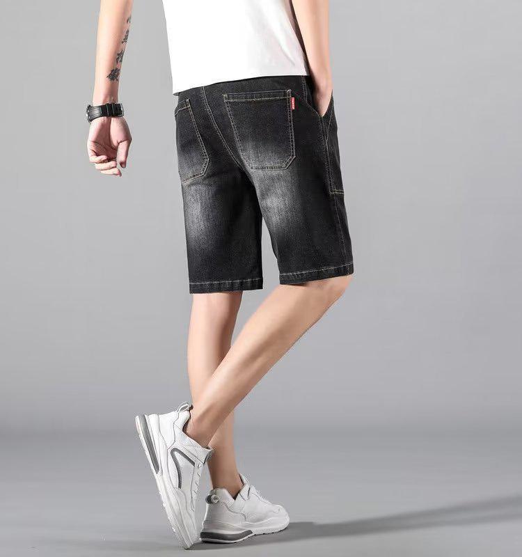 Men's Trendy Loose-Fit Mid-Length Denim Shorts