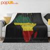 Rasta Rastafari Babylon Irie Reggae Jamajka Etiopie Ultra-měkká deka Přikrývka Zimní potah na pohovku Potahy na postel