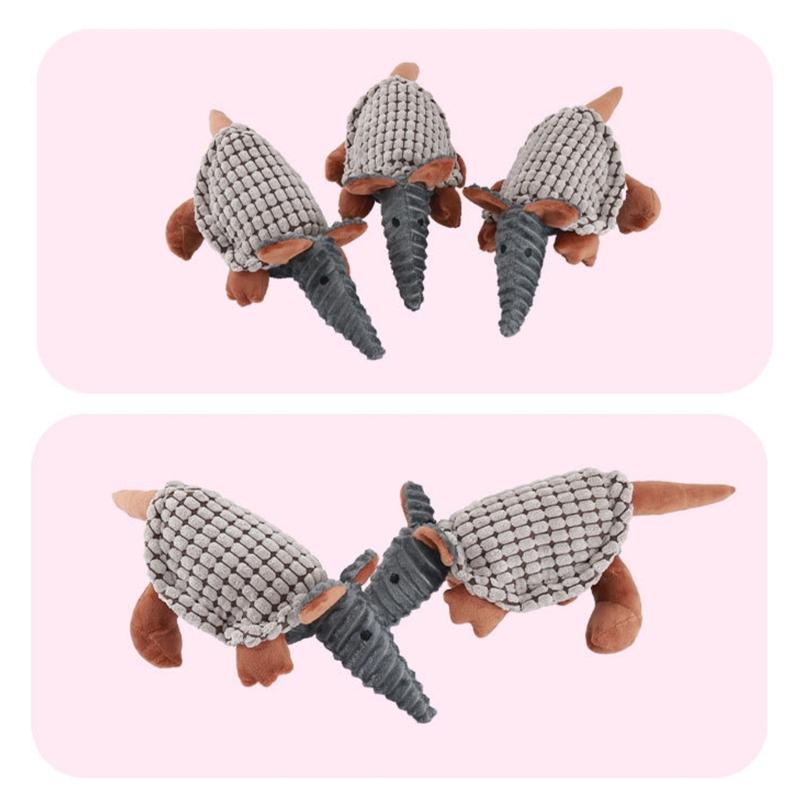 New Squeaky Corn Fiber Plush Toy for Dog Promoting Dental Health and Encouraging Fun Interactively Playtimes Activity