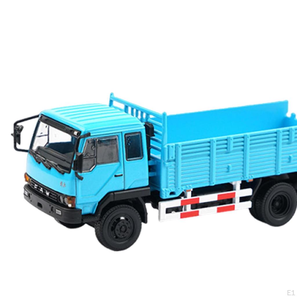 1/36 Scale Cargo Truck Model Diecast Miniature Portable Practical Simulation Car