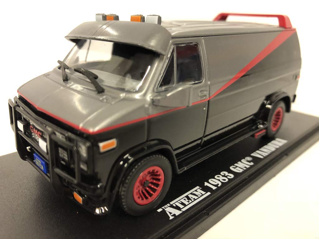 

Greenlight 1983 GMC Bandura TV 1/43 The A-Team (1983-87 Series) чорний