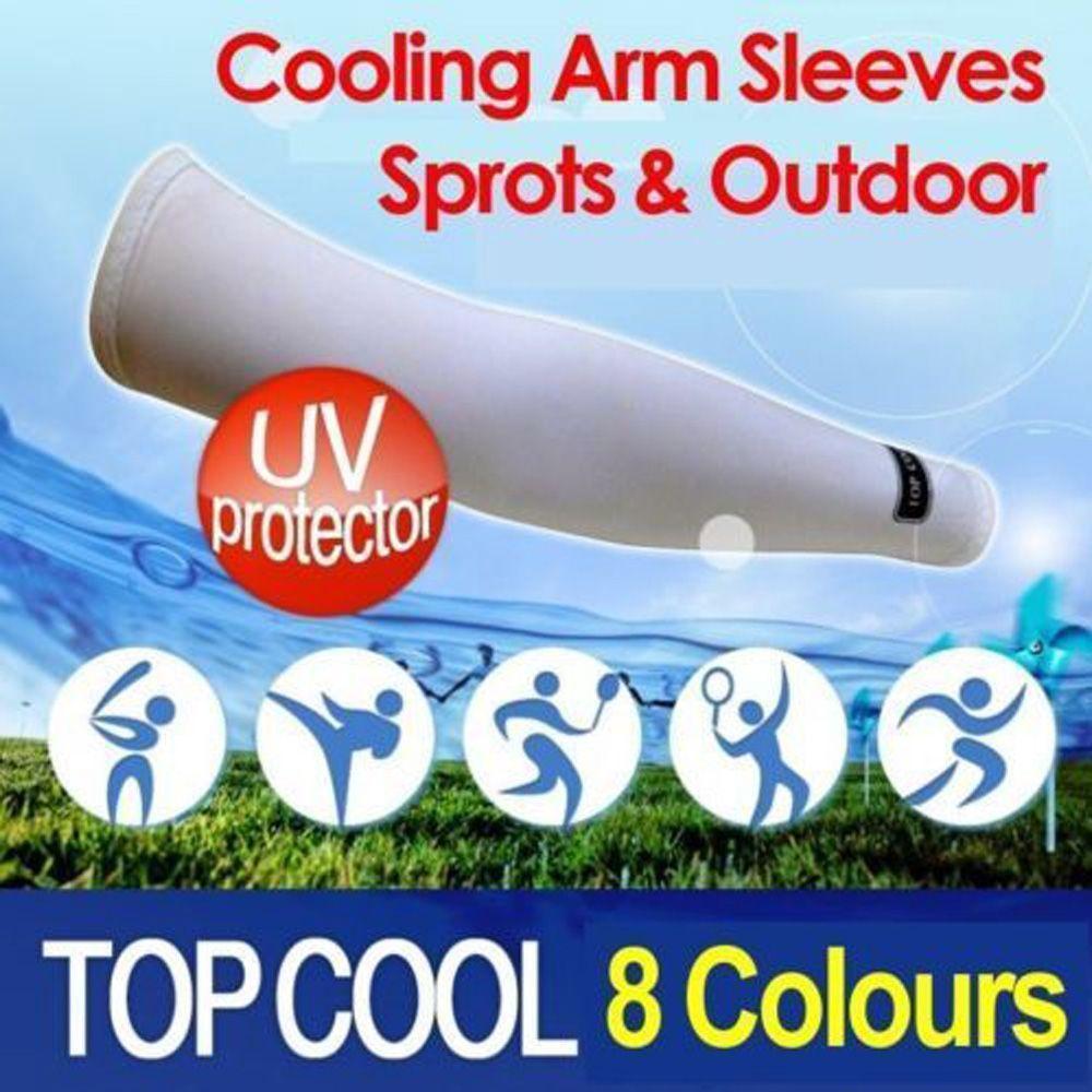 1Pair New Athletic Basketball Cover Sun UV Protection Cooling Arm Sleeves Sport