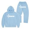 Neues Y2K Hip Hop Street Hoodie Set Sweatshirt Gothic Punk Rock Hose Streetwear