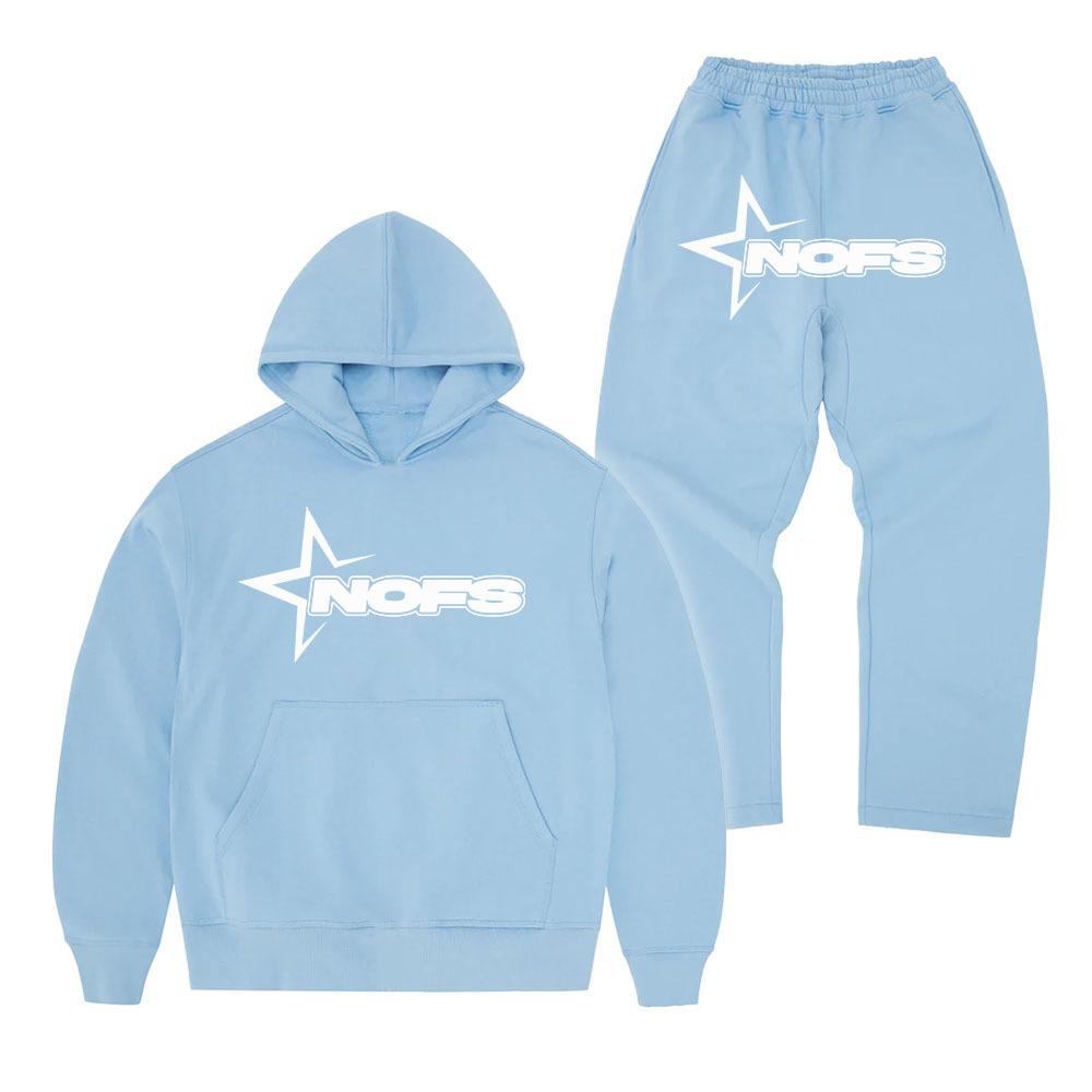 Neues Y2K Hip Hop Street Hoodie Set Sweatshirt Gothic Punk Rock Hose Streetwear