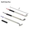 Golf Pen Holder for 3 Golf Golf Golf Tabletop Includes Mini PU Golf Bag White with Pen, Pens, Prize, Souvenir, Gift, Stand, (Black + Grass)