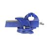 HFS(R) Bench Vise, Jaw Width: 100mm, Maximum Opening: 75mm, 360-Degree Rotation, Workbench, Engineer's Anvil Vise, Rotating, Machining, Fixing, Adhesi