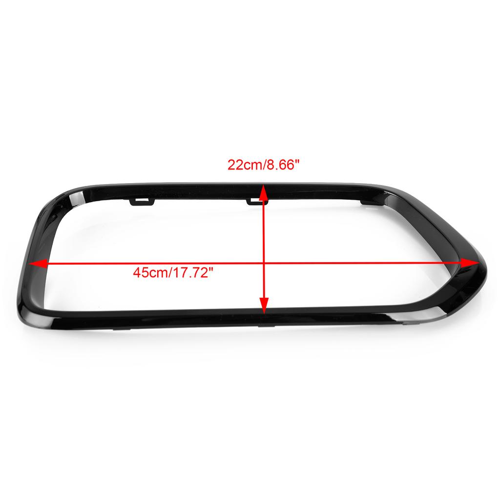 Gloss Black Front Bumper Grill Frame Cover Trim Fit BMW X2 Series F39 2018-2021