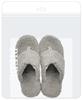Daikai Piede Pile Slippers Thong L DGY Smooth Fluffy Polyester Indoor Sandals Unisex 24-26cm